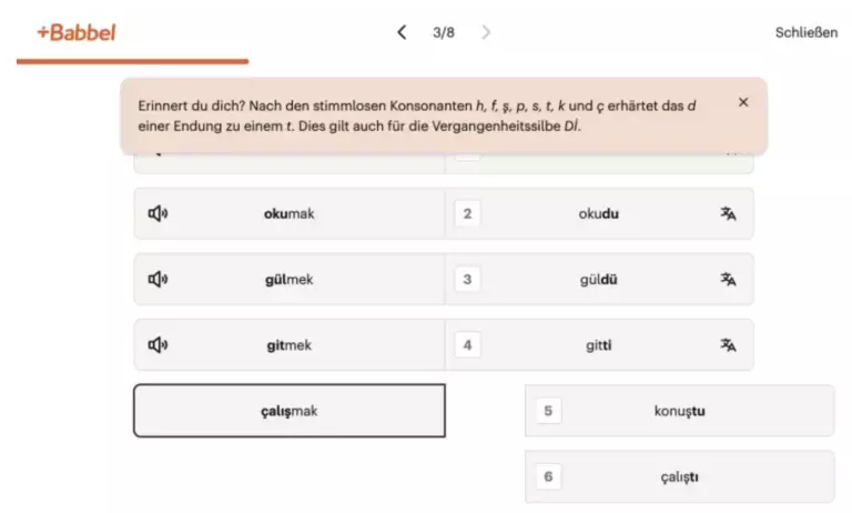 Türkisch mit Babbel lernen