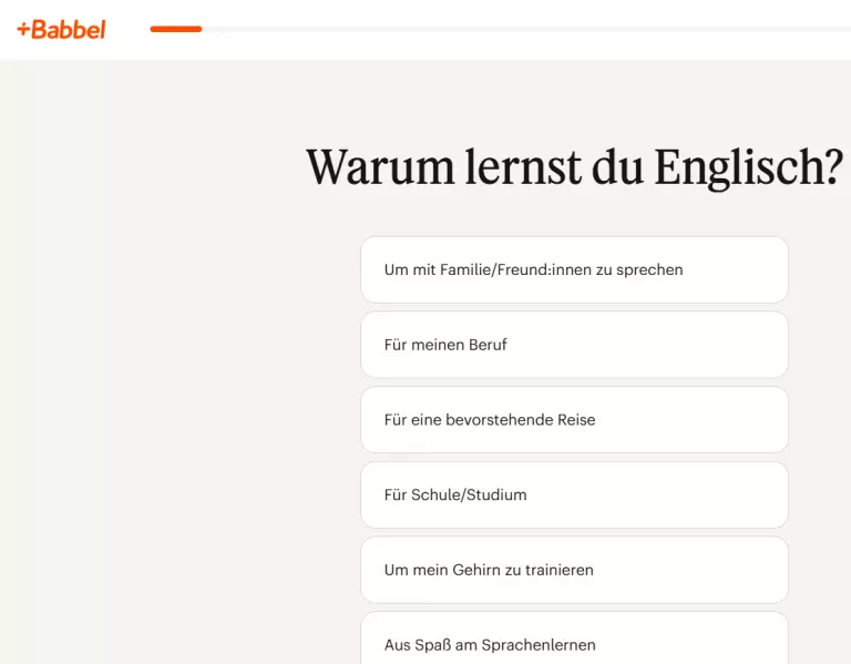 babbel anmeldung