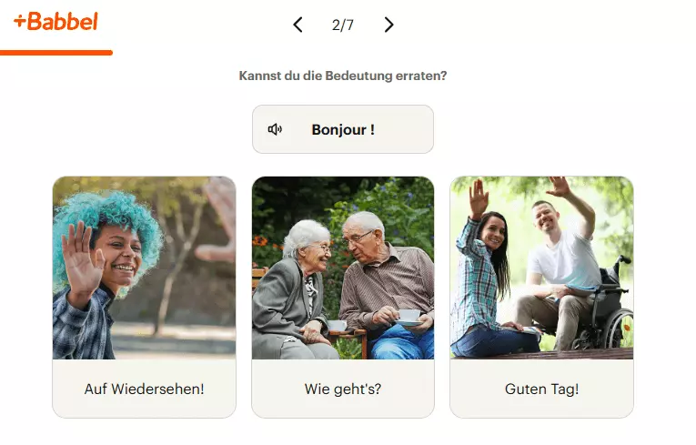 babbel franzÃÂösisch