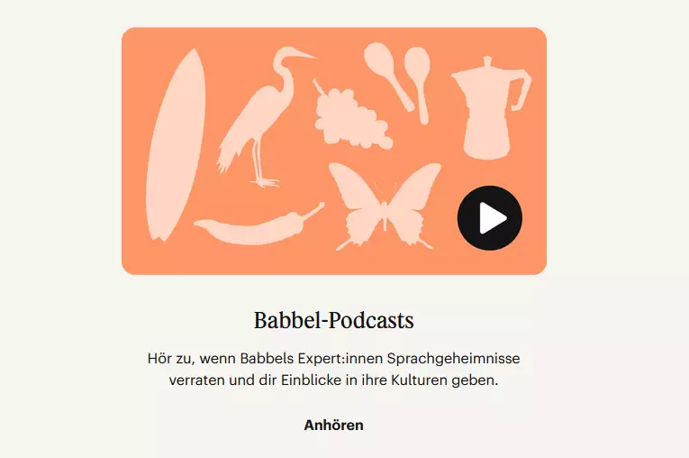 babbel podcasts