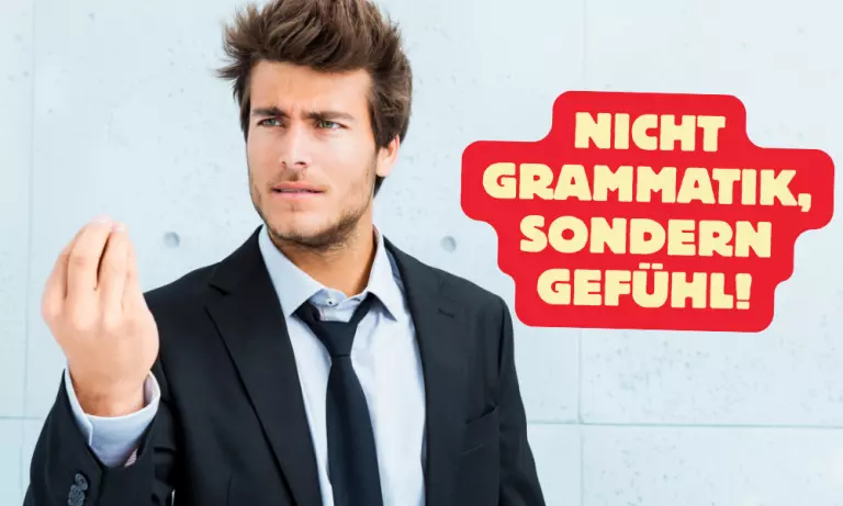 dank italienischer Körpersprache