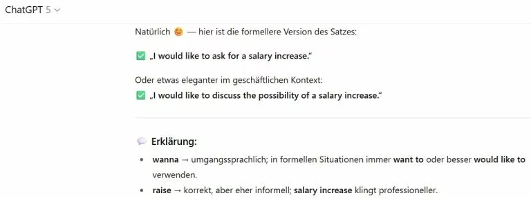 englisch mit chatgpt lernen8