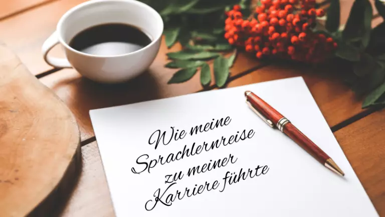 meine Sprachlernreise zu meiner Karriere