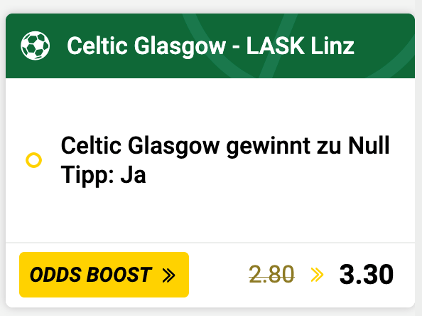 Celtic Glasgow – Linzer ASK