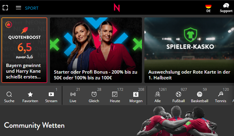 Neobet sport