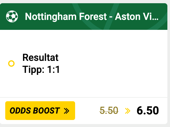 Nottingham Forest – Aston Villa