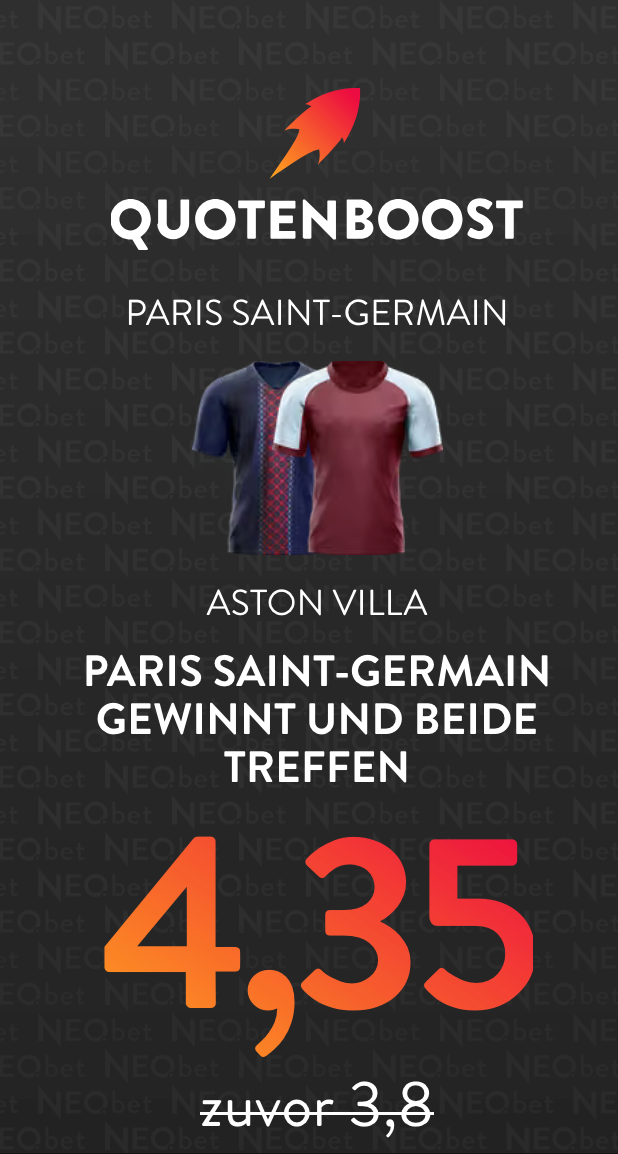 Paris St. Germain – Aston Villa