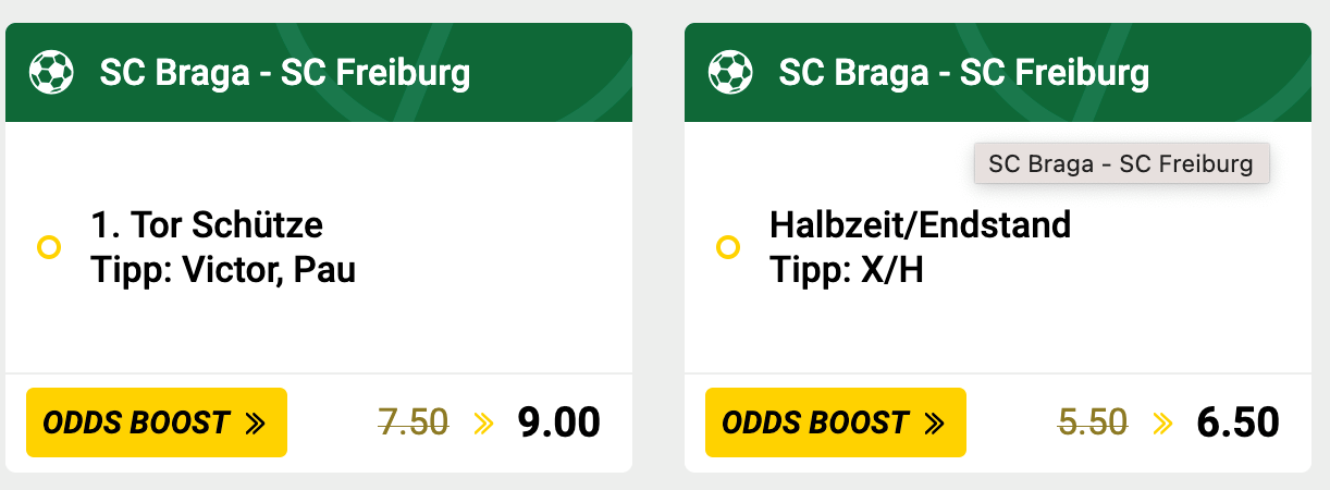 Sporting Braga – SC Freiburg