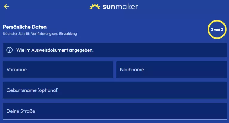 Sunmaker sportwetten anmeldung