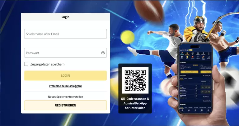 admiralbet login