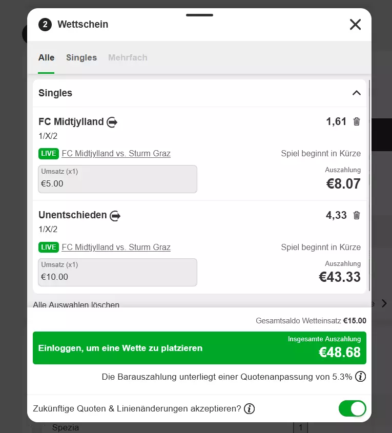 betway live-wetten