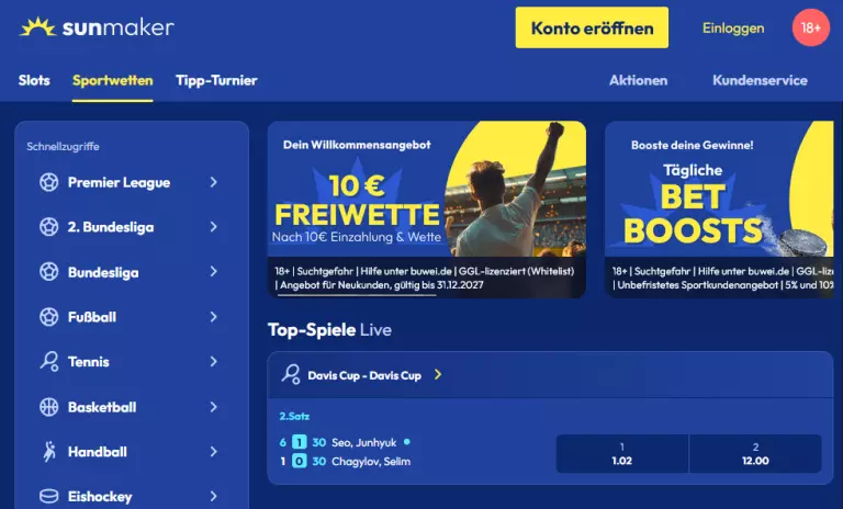 sunmaker sportwetten test