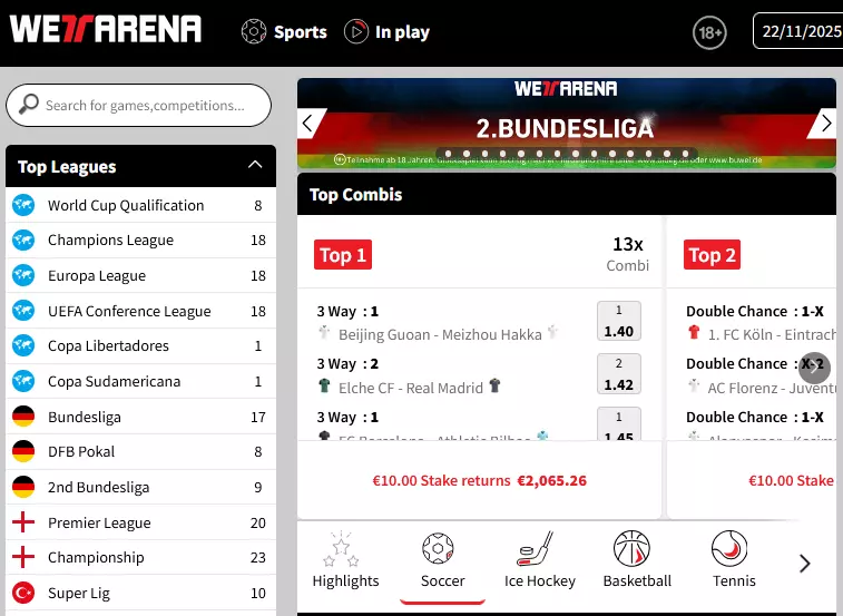 wettarena erfahrungen