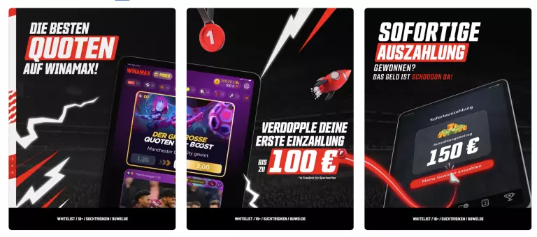 Winamax app bonus