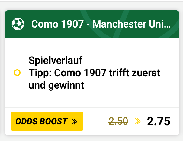 Como 1907 – Manchester United