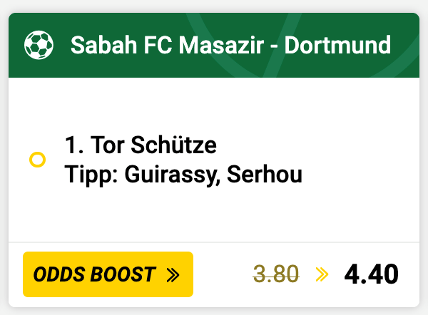 Sabah FK – Borussia Dortmund