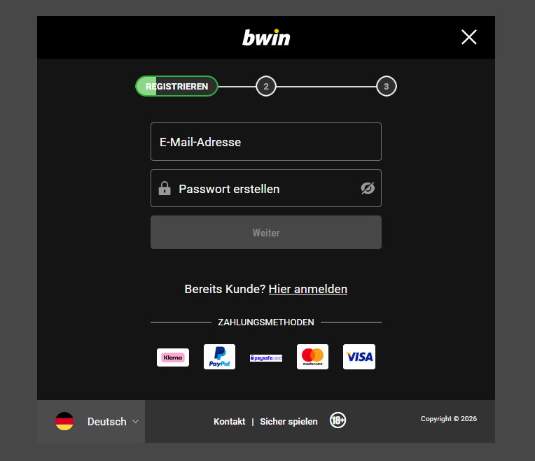 bwin anmeldung