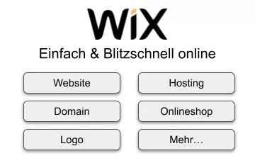 Wix Angebot