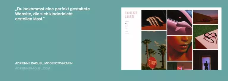 Screenshot eines Zitats auf der Squarespace Website. Hinsichtlich des Datenschutzes sind die Squarespace Erfahrungen nicht rect eindeutig.