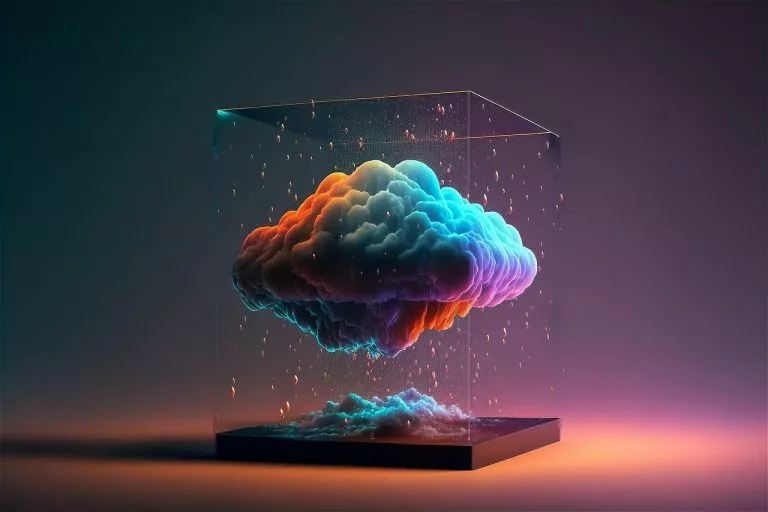Es gibt ein Bild von einem Cloud-Server. In unserem Artikel erklÃÂ¤ren wir alles ÃÂ¼ber IONOS Cloud Server.