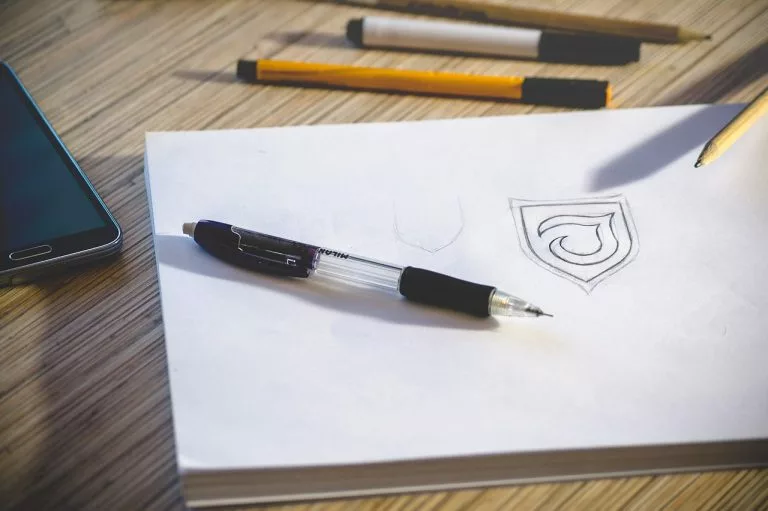 Skizze eines Logos