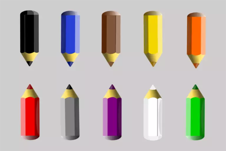 Kühle und neutrale Farben, Blau, Violett