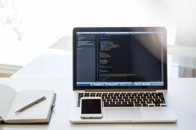 Laptop, Codierung, HTML, Arbeit