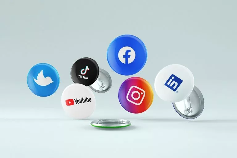 Logo von verschiedenen Social Media Plattformen
