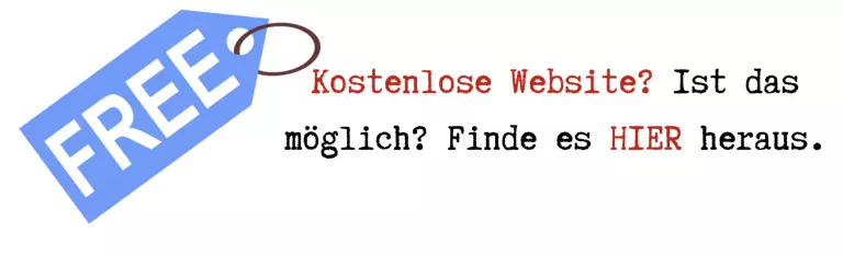 Wie erstelle ich eine kostenlose Website?