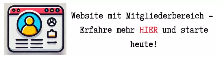 Website mit Mitgliederbereich erstellen