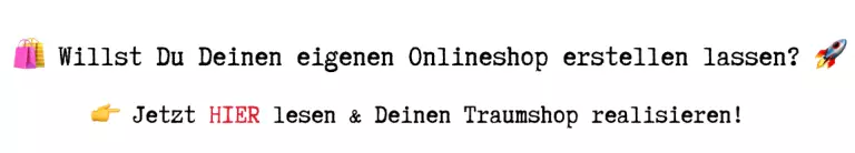 Onlineshop erstellen lassen