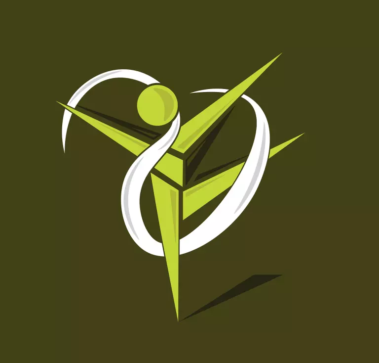 ein Beispiel für ein Fitnessstudio-Logo.