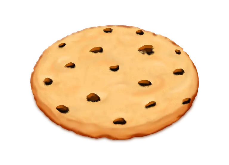 ein Foto von einem echten Keks. In diesem Artikel erklären wir alles über den Cookie-Hinweis auf einer Webseite.