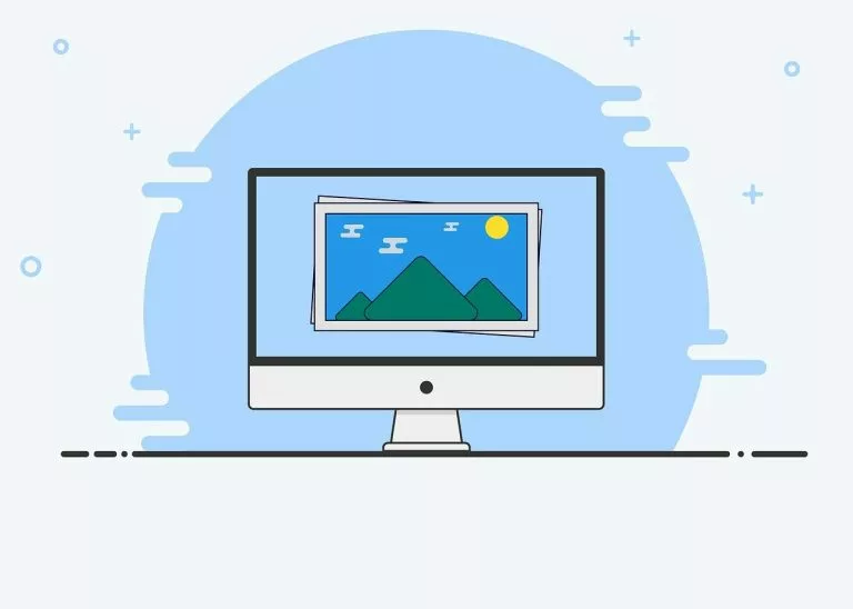 Ein Bildschirm mit einem Bild. In diesem Artikel geben wir Dir ein Tutorial zum Thema Wix Website erstellen